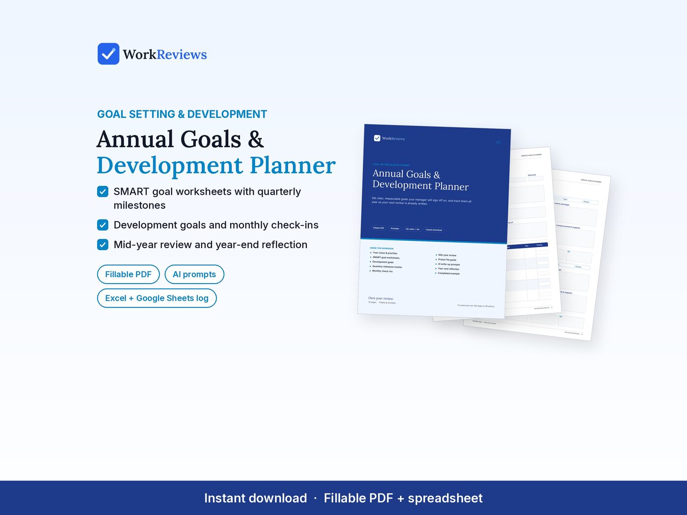 Annual Goals & Development Planner